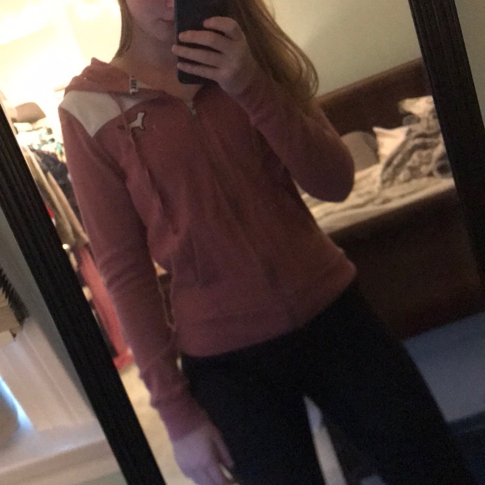 Victoria secret Pink zip up hoodie